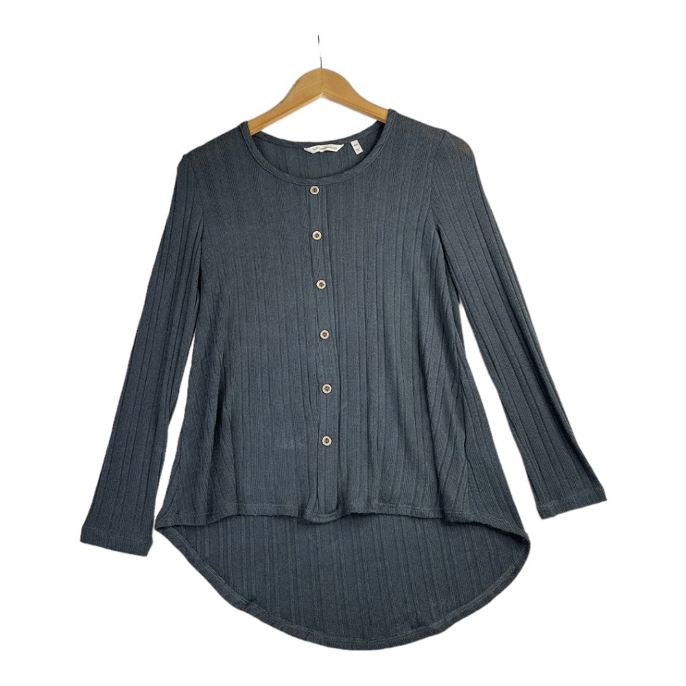 Soft Surroundings Gray Long Sleeve Sweatshirt size PXS